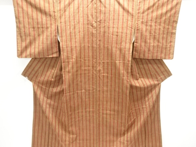 JAPANESE KIMONO / TSUMUGI / WOVEN STRIPES